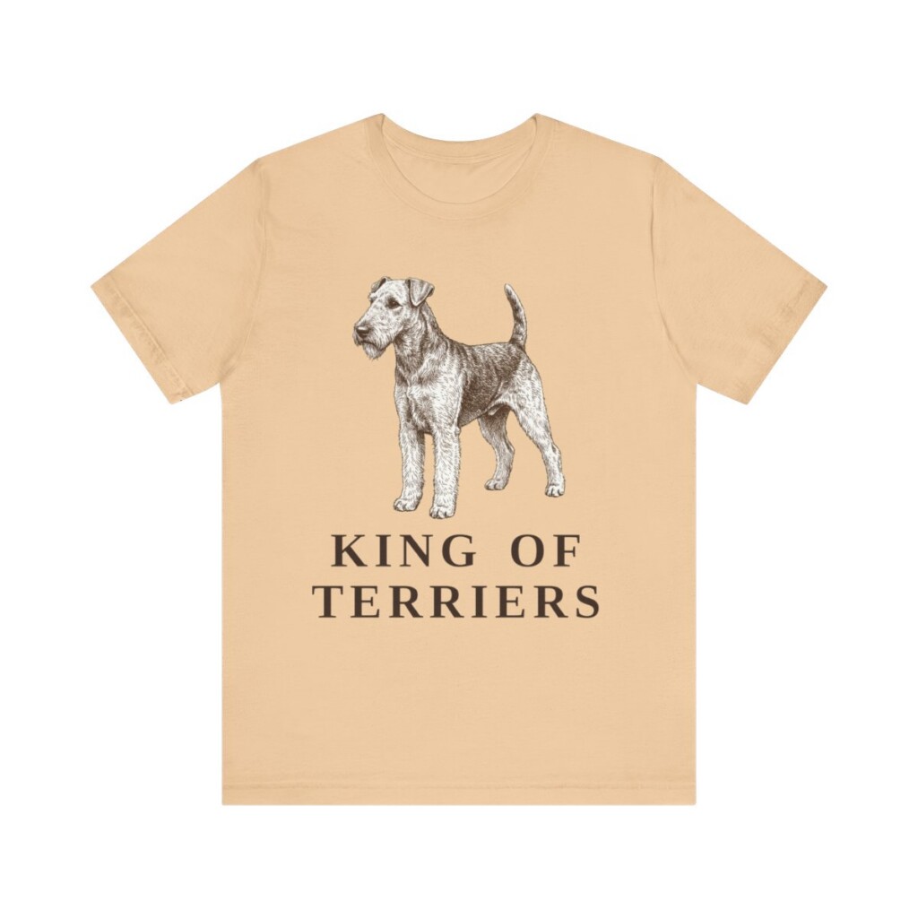 Airedale Terrier Humor Shirt, Vintage Dog Sketch Tee, Dog Humor Gift