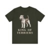 Airedale Terrier Humor Shirt, Vintage Dog Sketch Tee, Dog Humor Gift