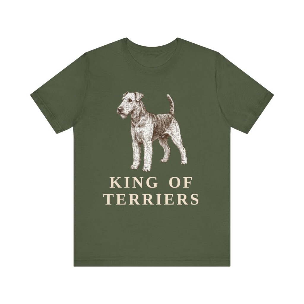 Airedale Terrier Humor Shirt, Vintage Dog Sketch Tee, Dog Humor Gift