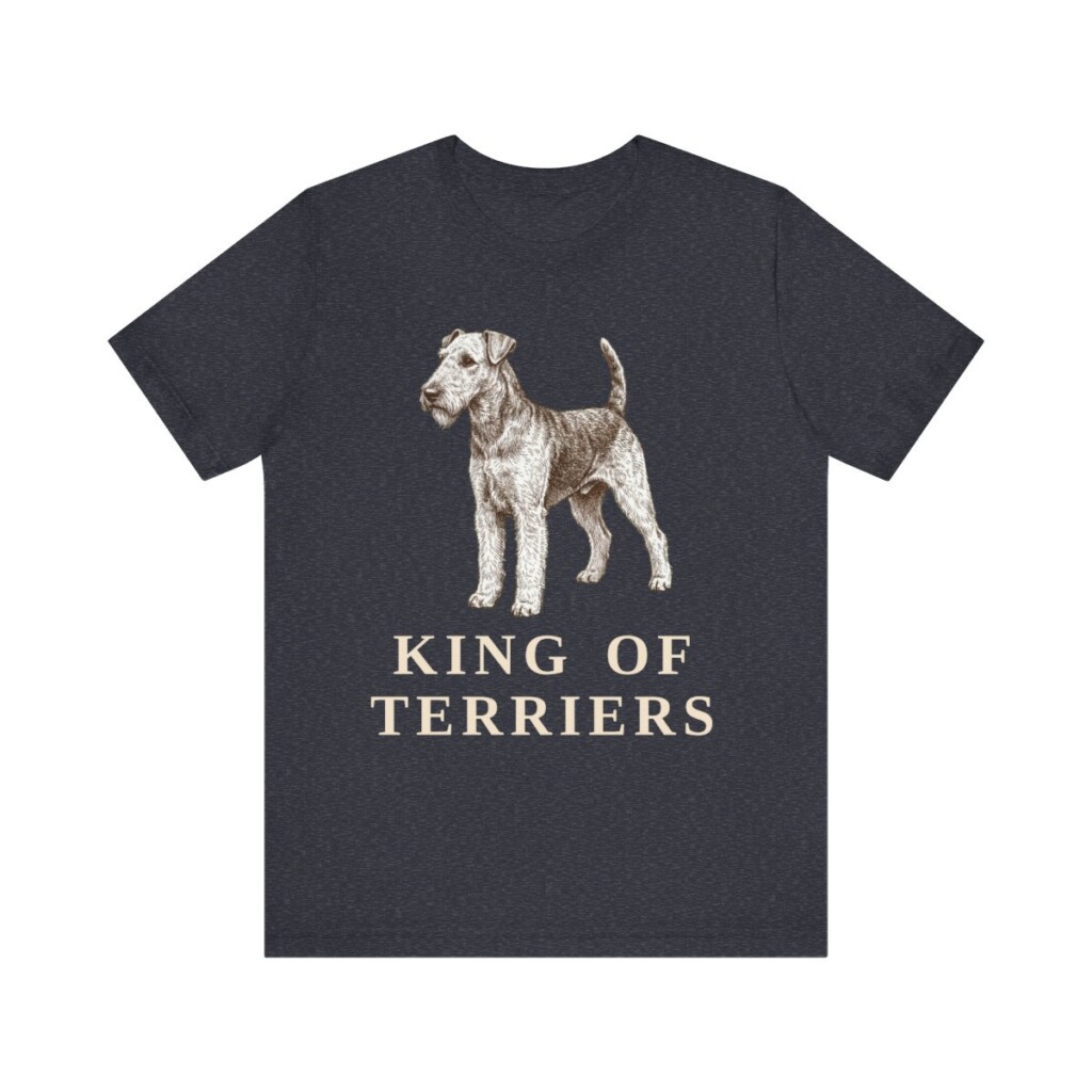 Airedale Terrier Humor Shirt, Vintage Dog Sketch Tee, Dog Humor Gift