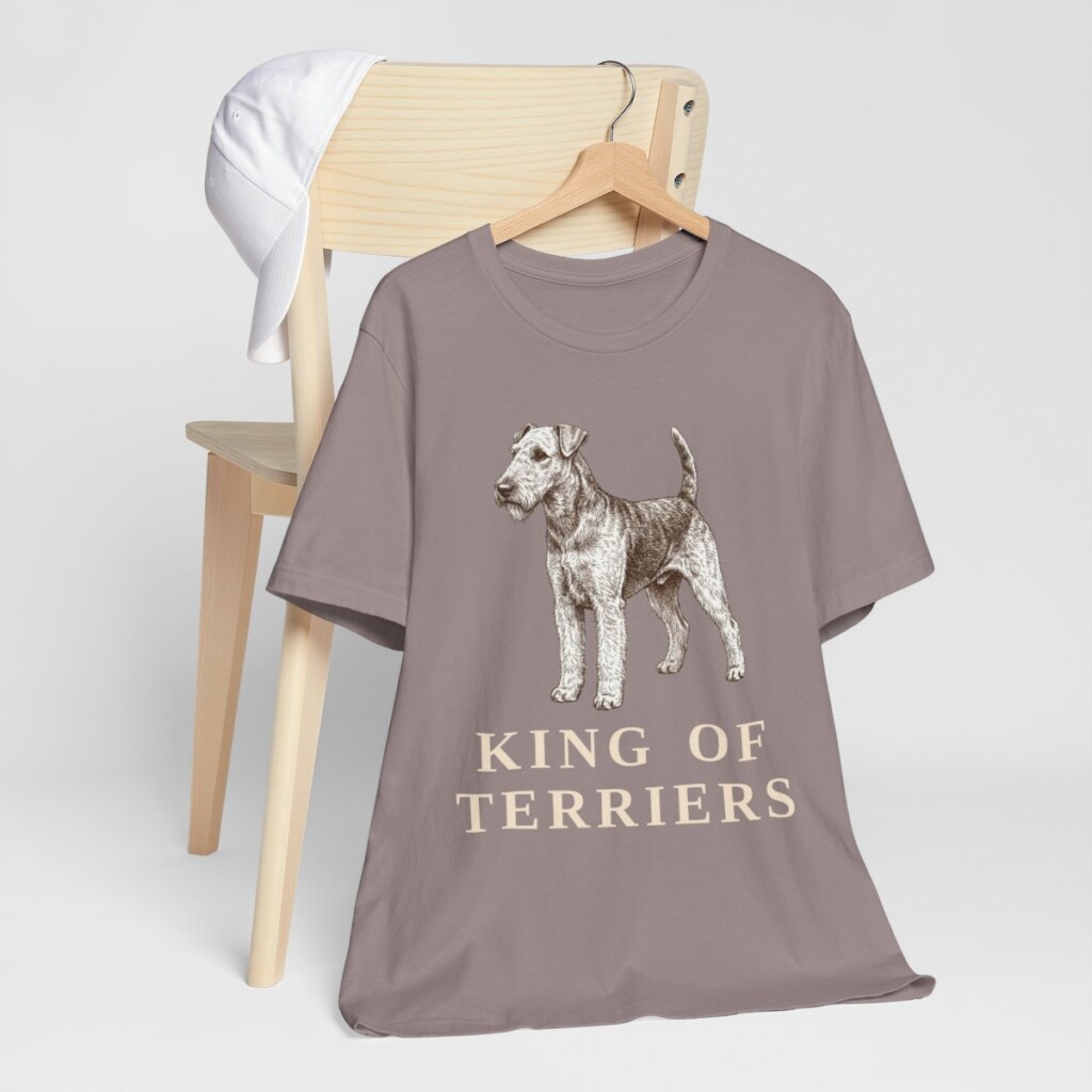 Airedale Terrier Humor Shirt, Vintage Dog Sketch Tee, Dog Humor Gift