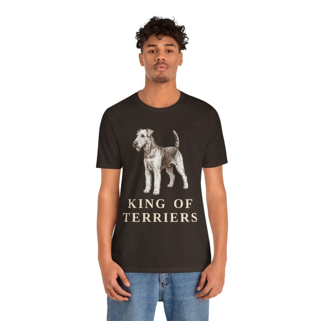 Airedale Terrier Humor Shirt, Vintage Dog Sketch Tee, Dog Humor Gift