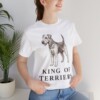Airedale Terrier Humor Shirt, Vintage Dog Sketch Tee, Dog Humor Gift