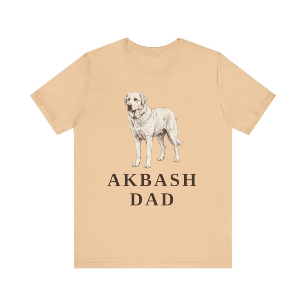 Akbash Dad Shirt, Vintage Dog Sketch Tee, Dog Dad Gift
