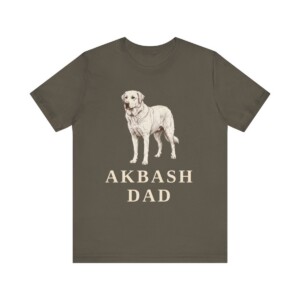 Akbash Dad Shirt, Vintage Dog Sketch Tee, Dog Dad Gift