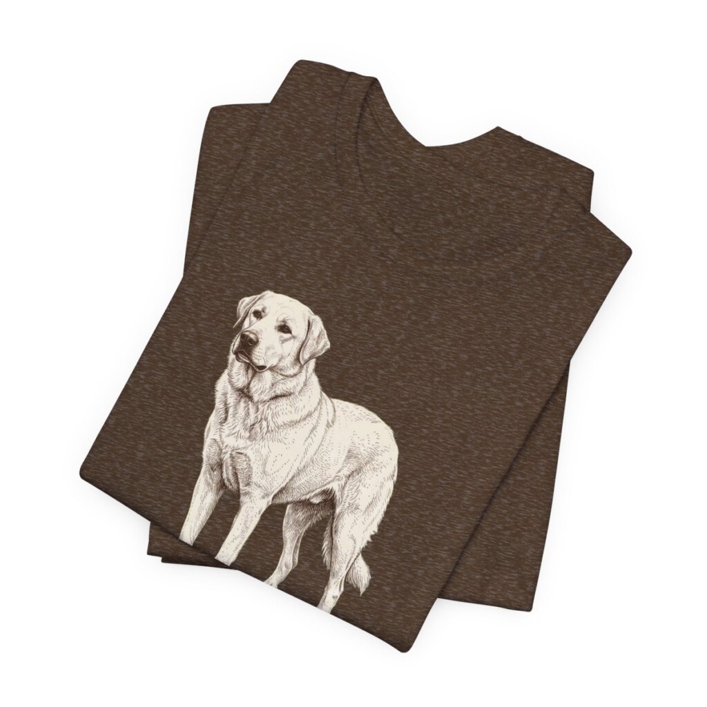 Akbash Dad Shirt, Vintage Dog Sketch Tee, Dog Dad Gift