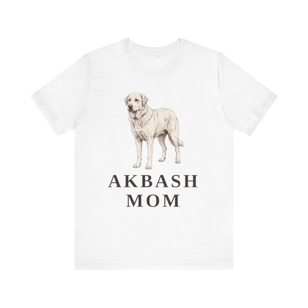 Akbash Mom Shirt, Vintage Dog Sketch Tee, Dog Mom Gift