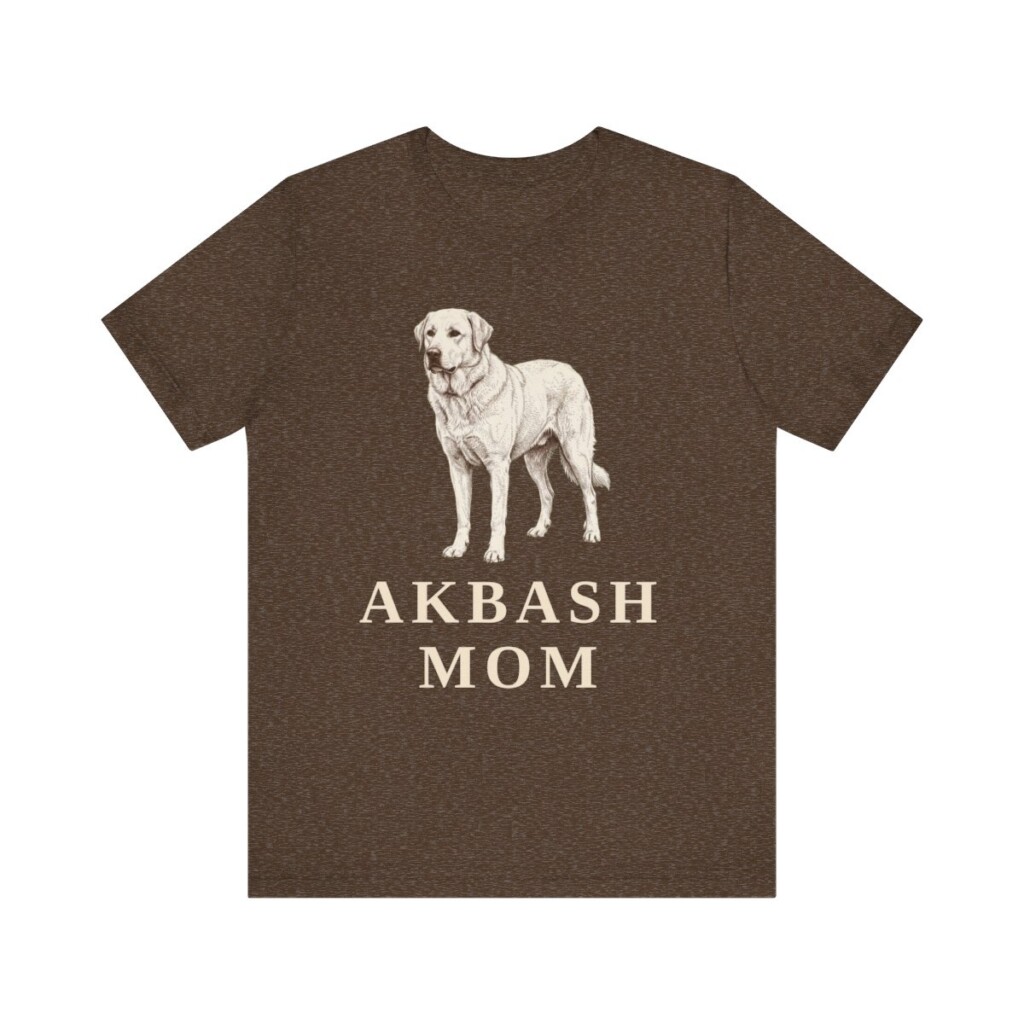 Akbash Mom Shirt, Vintage Dog Sketch Tee, Dog Mom Gift