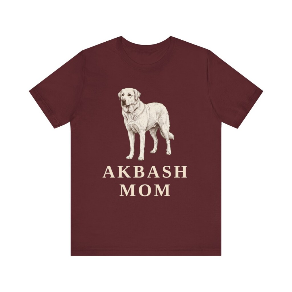 Akbash Mom Shirt, Vintage Dog Sketch Tee, Dog Mom Gift