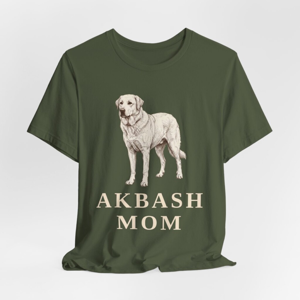 Akbash Mom Shirt, Vintage Dog Sketch Tee, Dog Mom Gift