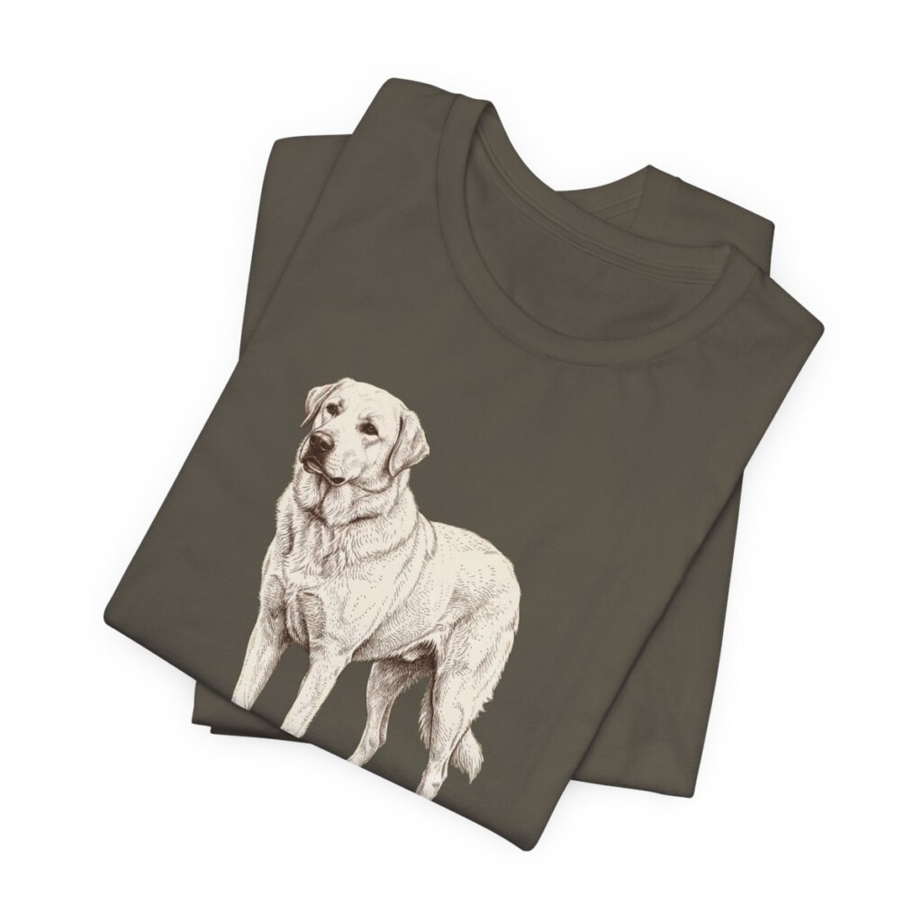 Akbash Humor Shirt, Vintage Dog Sketch Tee, Dog Humor Gift