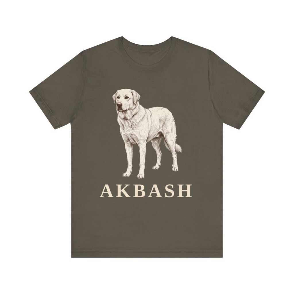Akbash Lover Shirt, Vintage Dog Sketch Tee, Dog Lover Gift