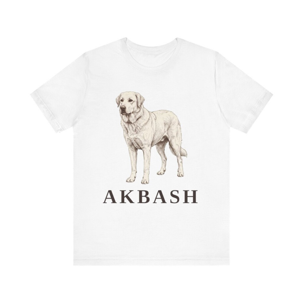 Akbash Lover Shirt, Vintage Dog Sketch Tee, Dog Lover Gift