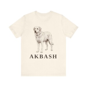 Akbash Lover Shirt, Vintage Dog Sketch Tee, Dog Lover Gift