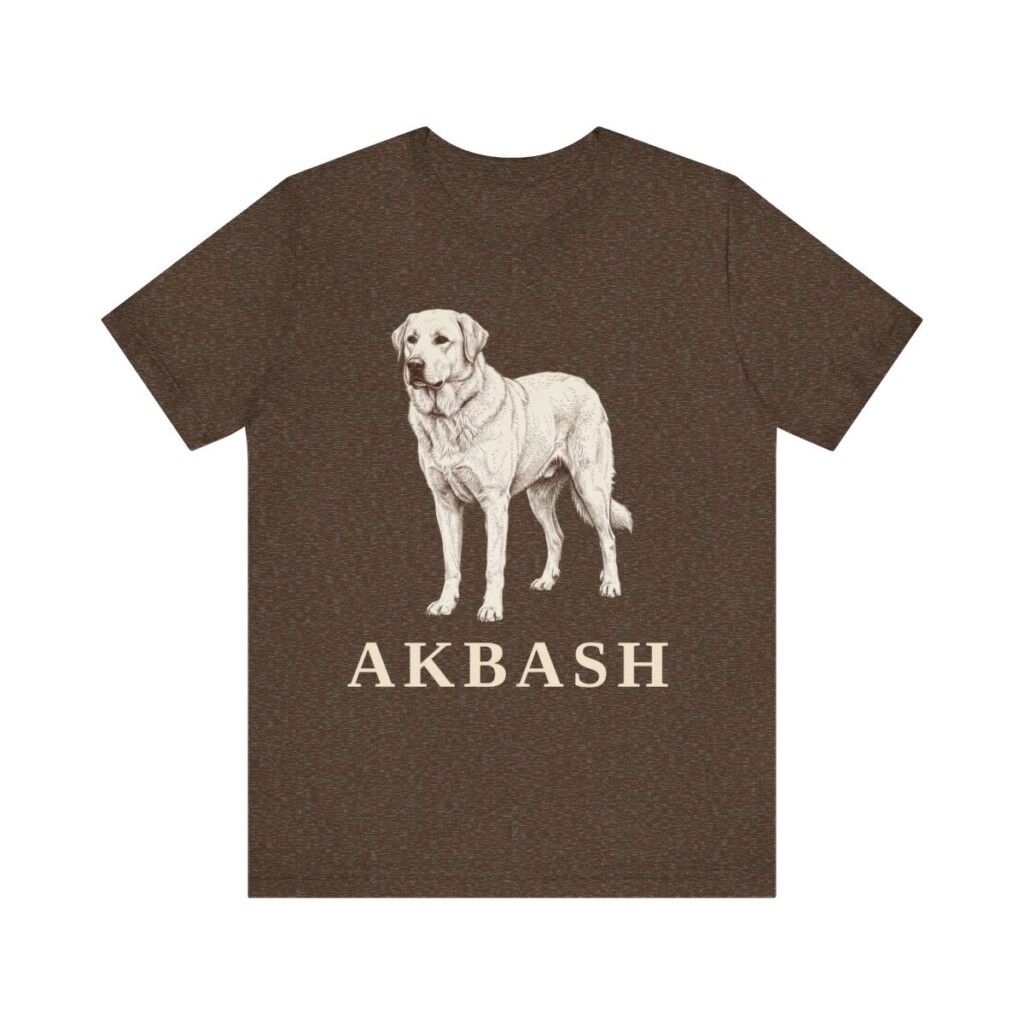 Akbash Lover Shirt, Vintage Dog Sketch Tee, Dog Lover Gift