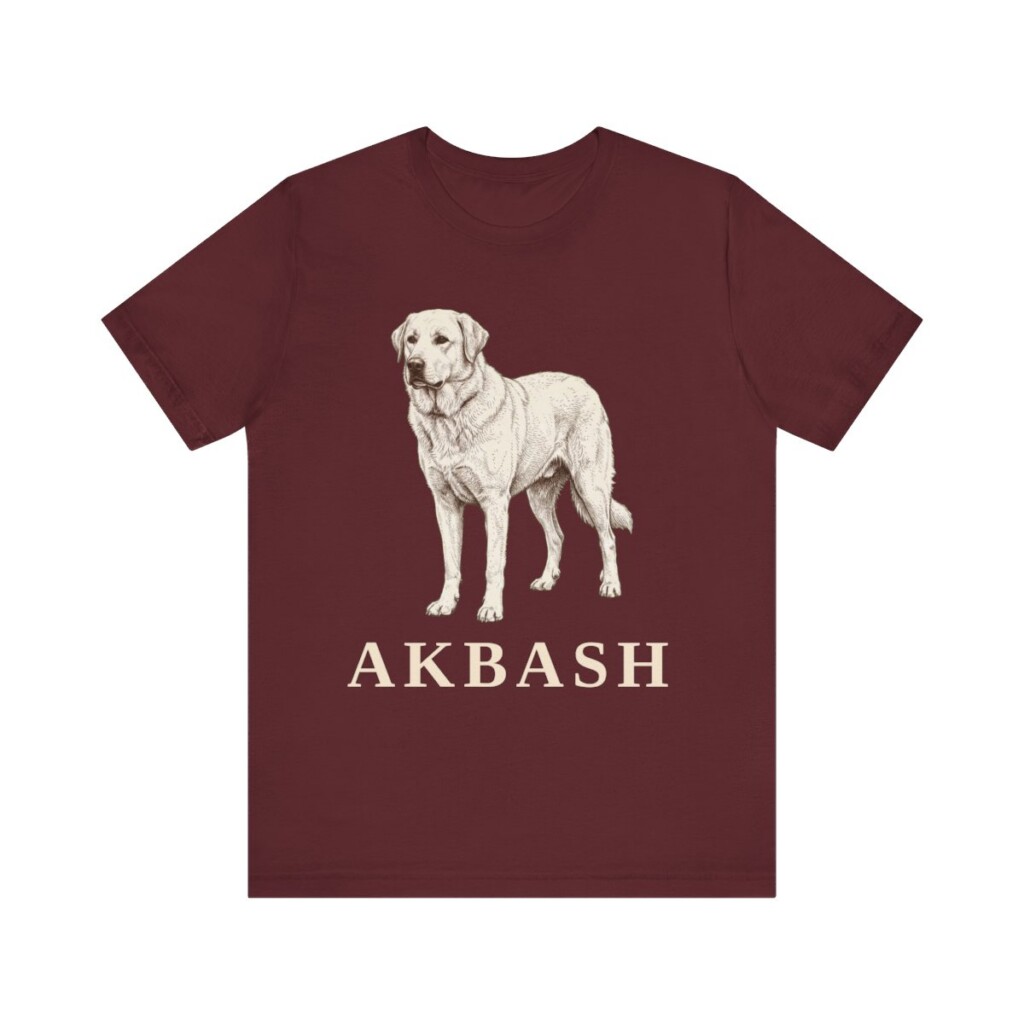 Akbash Lover Shirt, Vintage Dog Sketch Tee, Dog Lover Gift