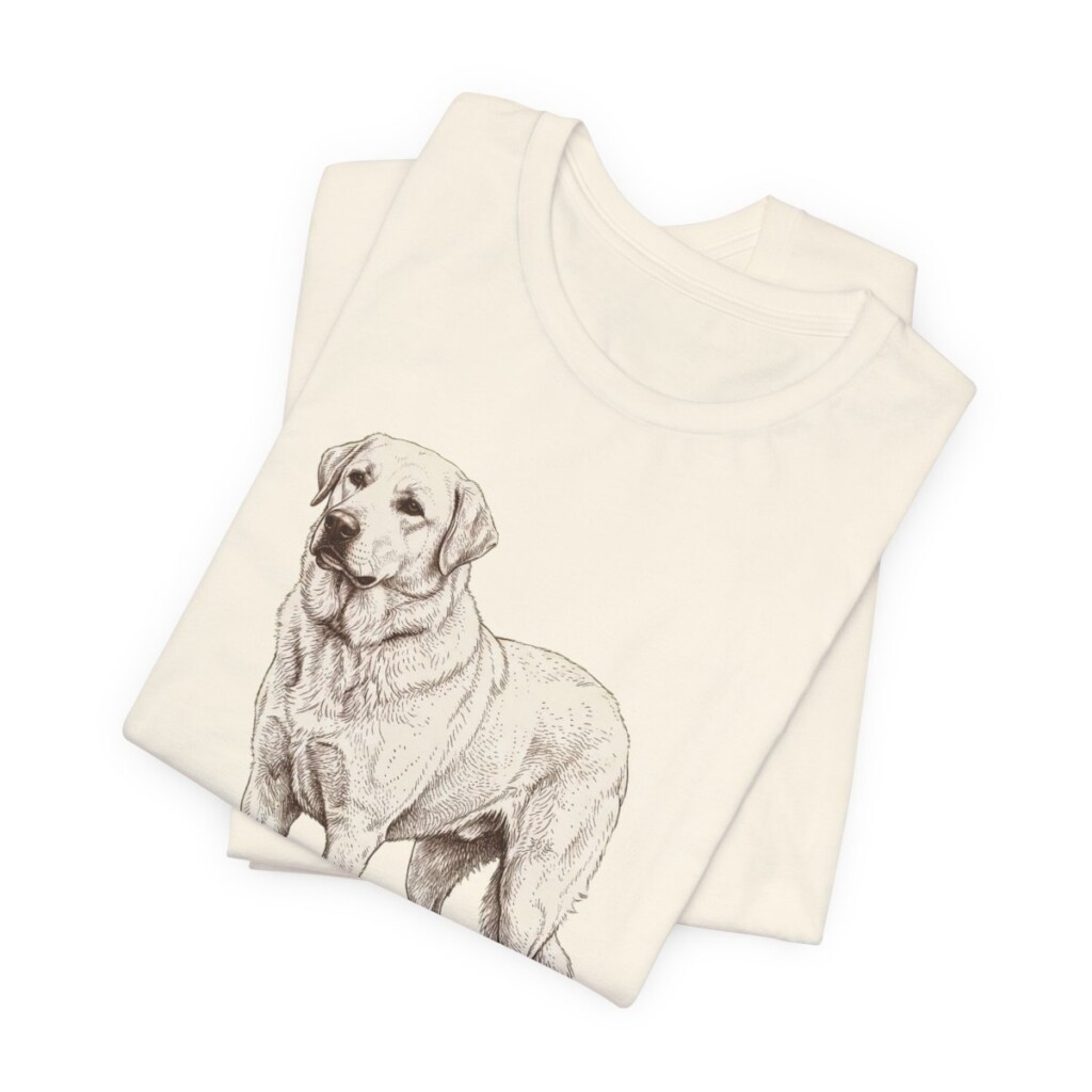 Akbash Lover Shirt, Vintage Dog Sketch Tee, Dog Lover Gift