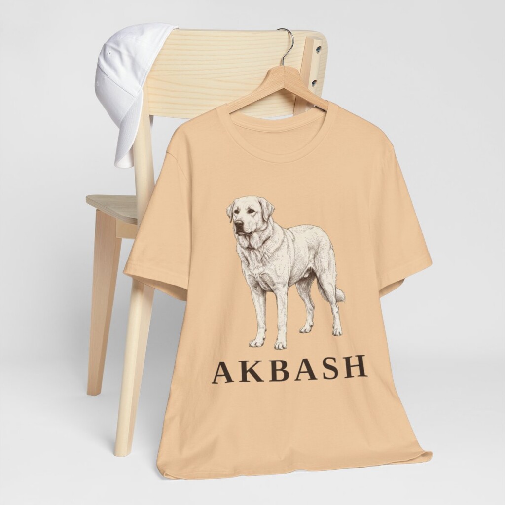 Akbash Lover Shirt, Vintage Dog Sketch Tee, Dog Lover Gift