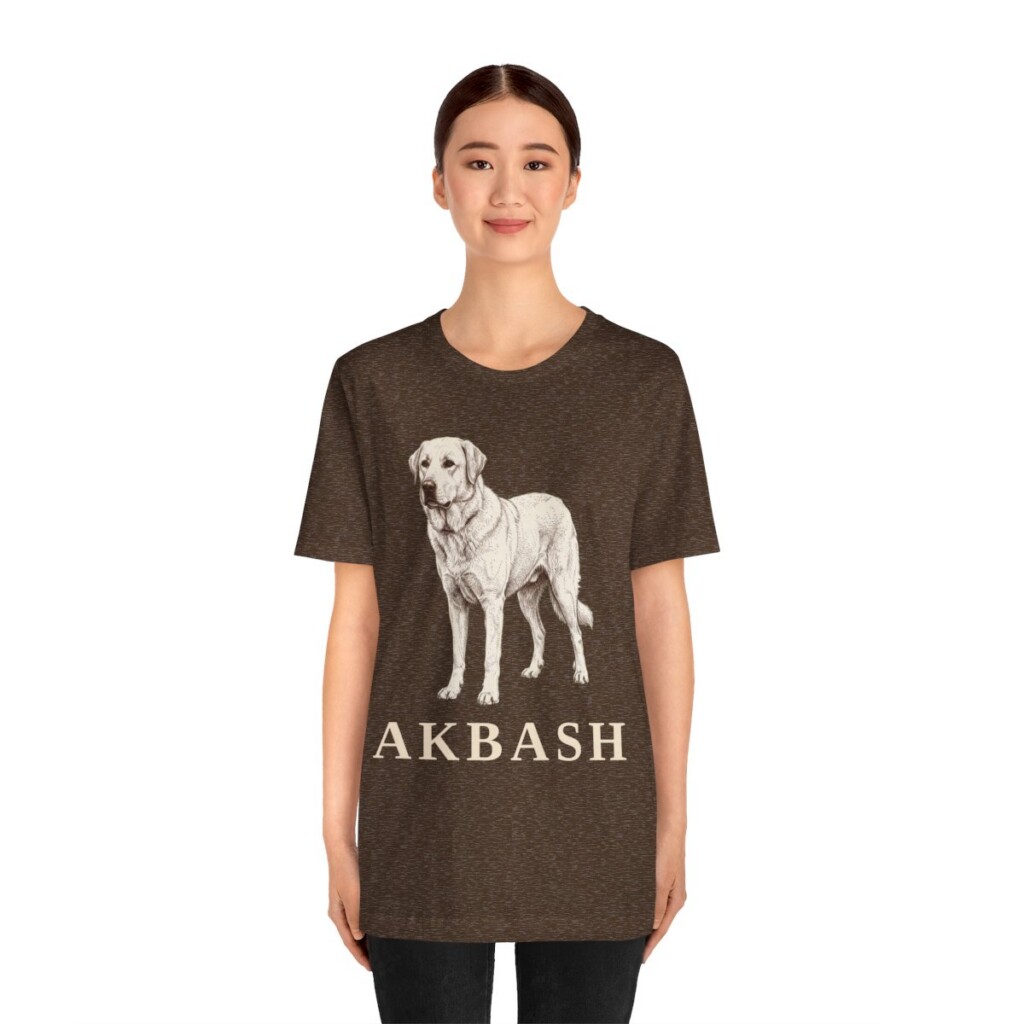 Akbash Lover Shirt, Vintage Dog Sketch Tee, Dog Lover Gift