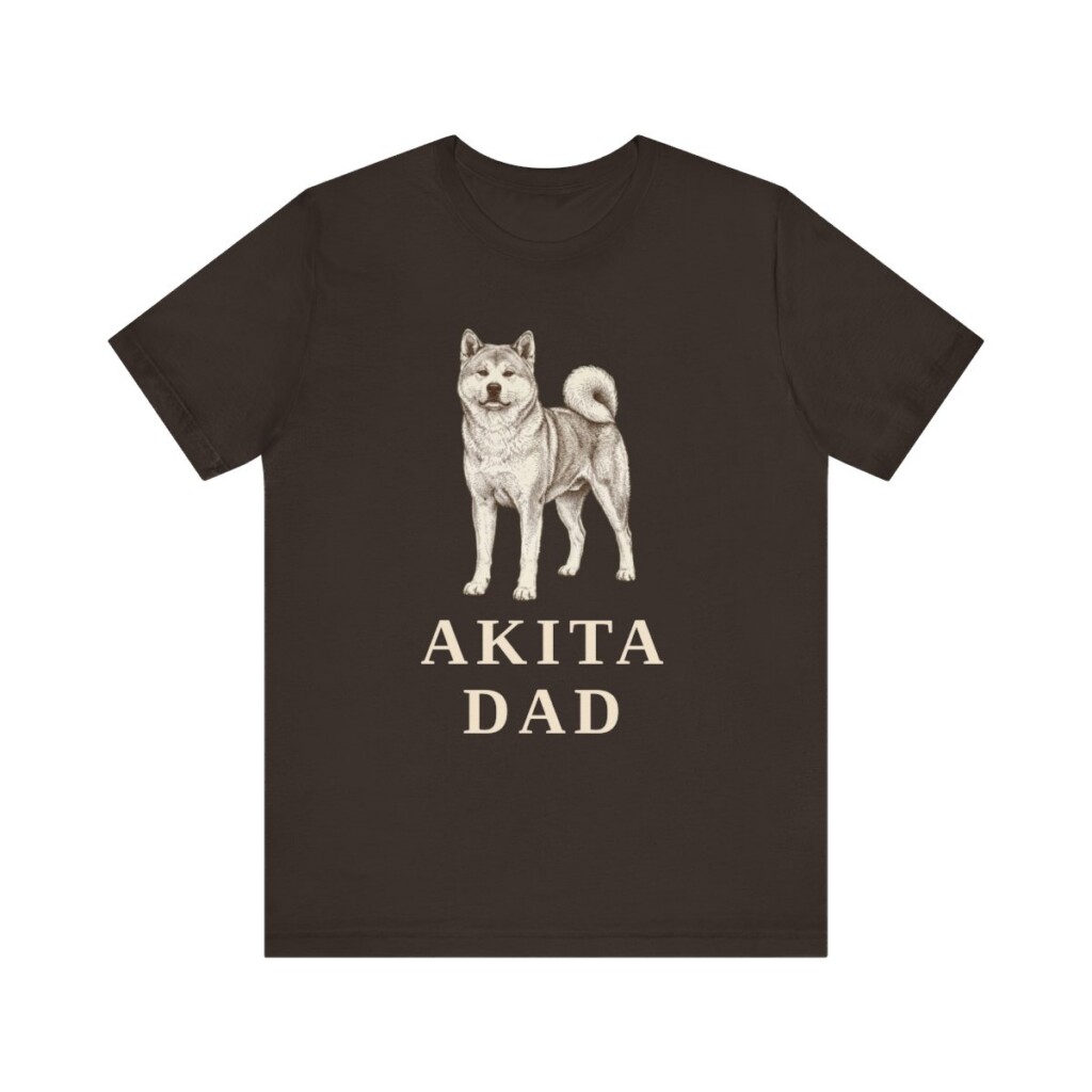 Akita Dad Shirt, Vintage Dog Sketch Tee, Dog Dad Gift Akita Dad Shirt, Vintage Dog Sketch Tee, Dog Dad Gift