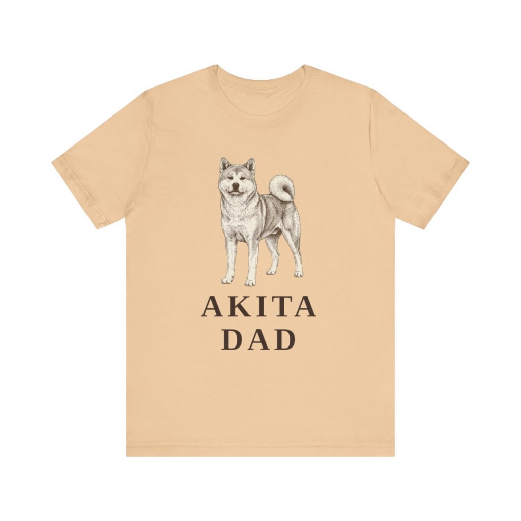 Akita Dad Shirt, Vintage Dog Sketch Tee, Dog Dad Gift Akita Dad Shirt, Vintage Dog Sketch Tee, Dog Dad Gift