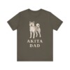 Akita Dad Shirt, Vintage Dog Sketch Tee, Dog Dad Gift Akita Dad Shirt, Vintage Dog Sketch Tee, Dog Dad Gift