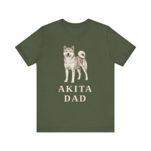 Akita Dad Shirt, Vintage Dog Sketch Tee, Dog Dad Gift