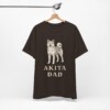 Akita Dad Shirt, Vintage Dog Sketch Tee, Dog Dad Gift Akita Dad Shirt, Vintage Dog Sketch Tee, Dog Dad Gift