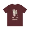 Akita Mom Shirt, Vintage Dog Sketch Tee, Dog Mom Gift