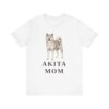 Akita Mom Shirt, Vintage Dog Sketch Tee, Dog Mom Gift