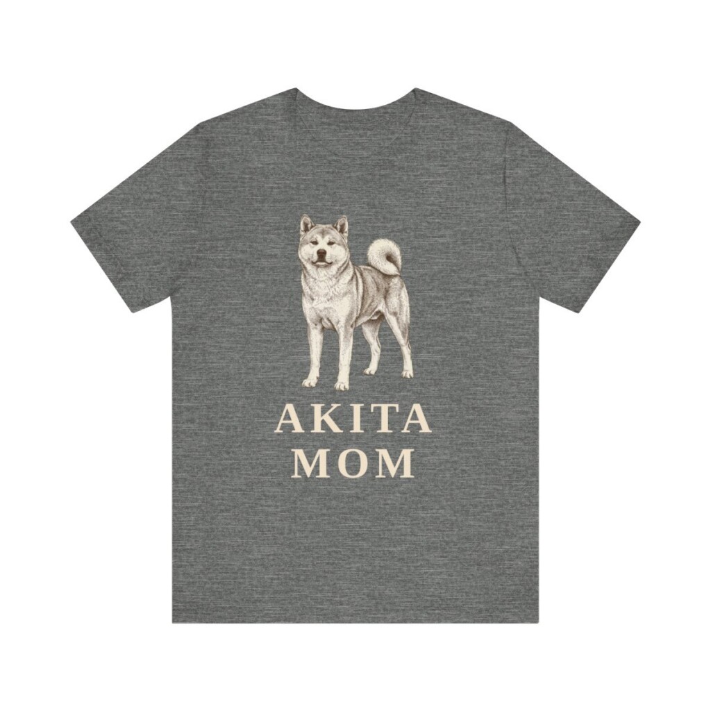 Akita Mom Shirt, Vintage Dog Sketch Tee, Dog Mom Gift