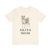 Akita Mom Shirt, Vintage Dog Sketch Tee, Dog Mom Gift