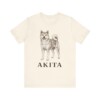 Akita Lover Shirt, Vintage Dog Sketch Tee, Dog Lover Gift Akita Lover Shirt, Vintage Dog Sketch Tee, Dog Lover Gift