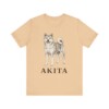 Akita Lover Shirt, Vintage Dog Sketch Tee, Dog Lover Gift Akita Lover Shirt, Vintage Dog Sketch Tee, Dog Lover Gift