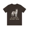Alaskan Husky Dad Shirt, Vintage Dog Sketch Tee, Dog Dad Gift