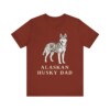 Alaskan Husky Dad Shirt, Vintage Dog Sketch Tee, Dog Dad Gift