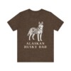 Alaskan Husky Dad Shirt, Vintage Dog Sketch Tee, Dog Dad Gift