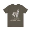 Alaskan Husky Dad Shirt, Vintage Dog Sketch Tee, Dog Dad Gift