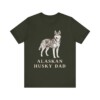 Alaskan Husky Dad Shirt, Vintage Dog Sketch Tee, Dog Dad Gift