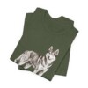 Alaskan Husky Dad Shirt, Vintage Dog Sketch Tee, Dog Dad Gift