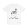 Alaskan Husky Mom Shirt, Vintage Dog Sketch Tee, Dog Mom Gift