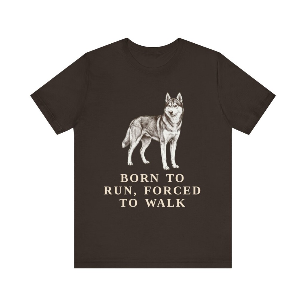 Alaskan Husky Humor Shirt, Vintage Dog Sketch Tee, Dog Humor Gift