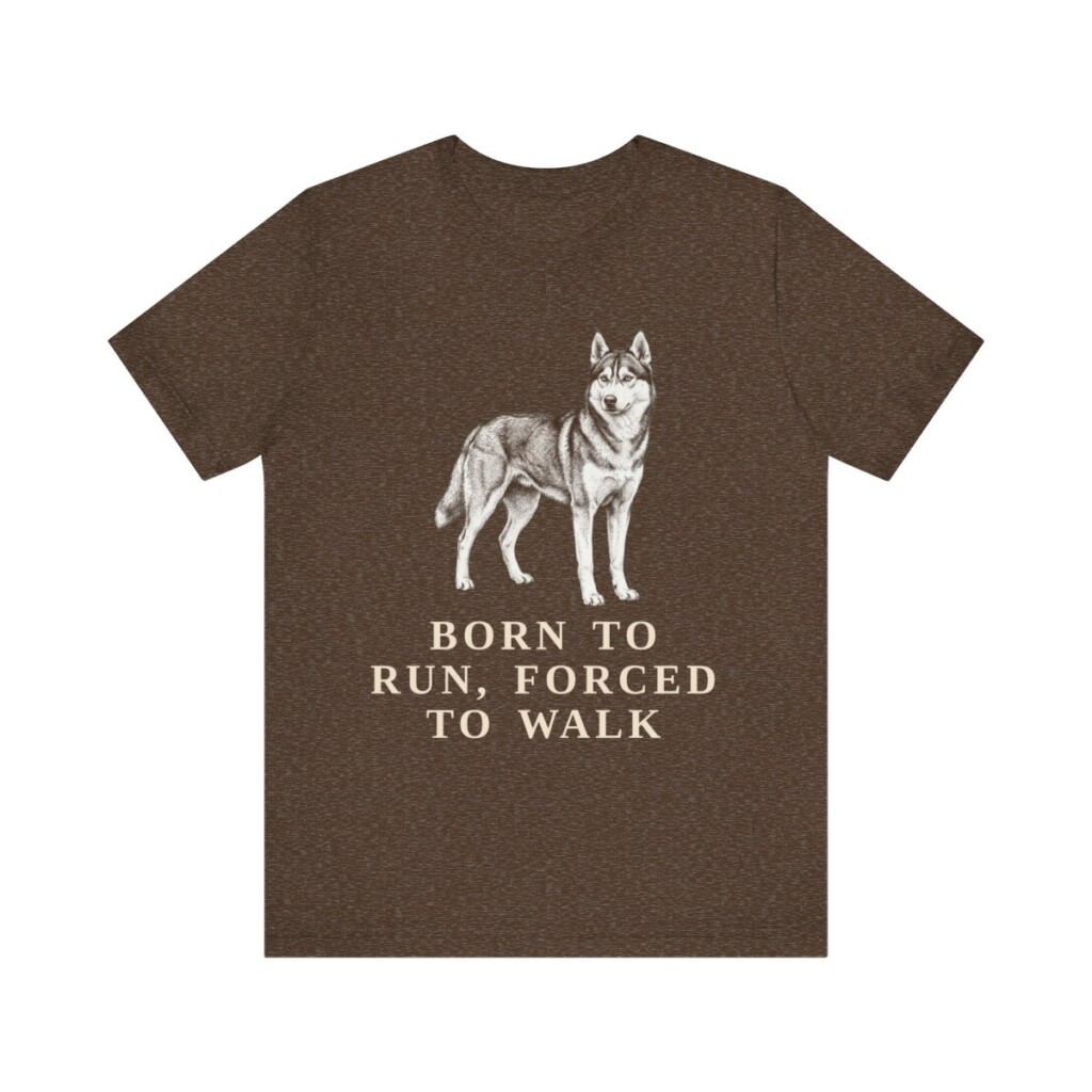 Alaskan Husky Humor Shirt, Vintage Dog Sketch Tee, Dog Humor Gift