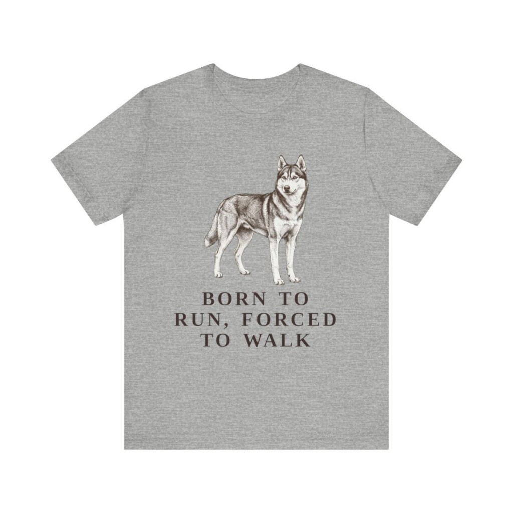 Alaskan Husky Humor Shirt, Vintage Dog Sketch Tee, Dog Humor Gift