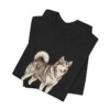 Alaskan Malamute Dad Shirt, Vintage Dog Sketch Tee, Dog Dad Gift Alaskan Malamute Dad Shirt, Vintage Dog Sketch Tee, Dog Dad Gift