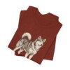 Alaskan Malamute Mom Shirt, Vintage Dog Sketch Tee, Dog Mom Gift