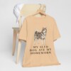 Alaskan Malamute Humor Shirt, Vintage Dog Sketch Tee, Dog Humor Gift Alaskan Malamute Humor Shirt, Vintage Dog Sketch Tee, Dog Humor Gift