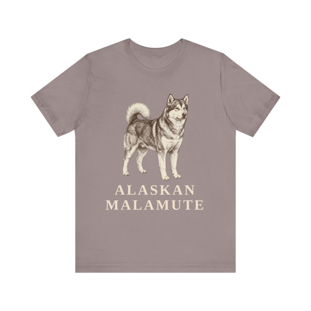 Alaskan Malamute Lover Shirt, Vintage Dog Sketch Tee, Dog Lover Gift Alaskan Malamute Lover Shirt, Vintage Dog Sketch Tee, Dog Lover Gift