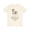 American Bulldog Dad Shirt, Vintage Dog Sketch Tee, Dog Dad Gift
