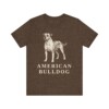 American Bulldog Lover Shirt, Vintage Dog Sketch Tee, Dog Lover Gift